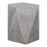 Moe's Home Collection Gem Outdoor Stool - Front Side Angle
