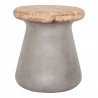 Moe's Home Collection Earthstar Outdoor Stool - Front Angle