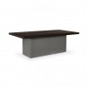 Moe's Home Collection Kaia Oak Dining Table - Front Side Angle
