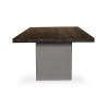 Moe's Home Collection Kaia Oak Dining Table - Side Angle