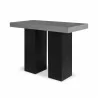 Moe's Home Collection Lithic Outdoor Bar Table - Front Side Angle - Moe's Home Collection Lithic Outdoor Bar Table - Front Side Angle