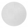 Moe's Home Collection Foundation Outdoor Accent Table in White - Top Angle
