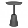 Moe's Home Collection Foundation Outdoor Accent Table in Grey - Front Angle