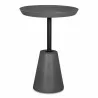 Moe's Home Collection Foundation Outdoor Accent Table in Grey - Front Angle - Moe's Home Collection Foundation Outdoor Accent Table in Grey - Front Angle