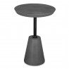 Moe's Home Collection Foundation Outdoor Accent Table in Grey - Front Top Angle