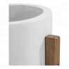 Moe's Home Collection Everest Round Planter in Small - Edge Closeup Top Angle