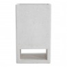 Moe's Home Collection Bristol Planter Ivory Terrazo - Front Angle