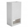 Moe's Home Collection Bristol Planter Ivory Terrazo - Front Side Angle