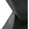 Moe's Home Collection Xero Concrete Stool Lava - Grey - Closeup Angle