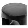 Moe's Home Collection Rothko Outdoor Stool - Edge Closeup Top Angle - Moe's Home Collection Rothko Outdoor Stool - Edge Closeup Top Angle