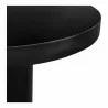 Moe's Home Collection Cassius Outdoor Dining Table - Black - Side Closeup Top Angle - Moe's Home Collection Cassius Outdoor Dining Table - Black - Side Closeup Top Angle