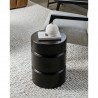 Moe's Home Collection Whim Accent Table Black in Ivory - Lifestyle