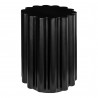 Moe's Home Collection Taffy Accent Table, Black - Front Angle