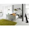Nova Solo Halifax Queen Size Bed - White - Lifestyle - Nova Solo Halifax Queen Size Bed - White - Lifestyle