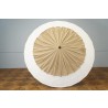 Shade Trends The Breeze Oversized Wind Vent Umbrella - Heather Beige and White Umbrella Top View