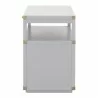 Bradley Nightstand in Dove Gray - Side - Bradley Nightstand in Dove Gray - Side