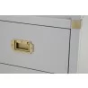 Bradley Nightstand in Dove Gray - Drawer Close-up - Bradley Nightstand in Dove Gray - Drawer Close-up