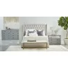 Bradley Nightstand in Dove Gray - Lifestyle - Bradley Nightstand in Dove Gray - Lifestyle