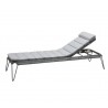 Cane-Line Breeze Sunbed, Stackable light grey