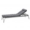 Cane-Line Breeze Sunbed, Stackable dark grey