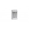 Azzurro Living Brighton Side Table in Pearl Gray - Angled