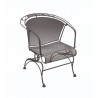 Woodard Briarwood Coil Spring Barrel Chair - Angled