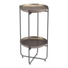 Zuo Moderrn Bronson Accent Table Bronze- Front View