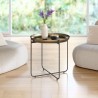 Zuo Modern Bronson Side Table Bronze - Lifestyle
