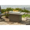 Outdoor Greatroom Company Brooks Fire Table W/Taupe Composite Top&Base/1224 Burner  Outdoor View