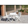 Brunch Folding Table and Bachelor Chairs 5 pc Set