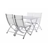 Folding Table and Bachelor Chairs - White BG - Folding Table and Bachelor Chairs - White BG