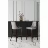Manhattan Comfort Fifth Avenue Faux Leather Barstool in Light Grey - Manhattan Comfort Fifth Avenue Faux Leather Barstool in Light Grey