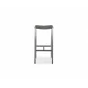 Whiteline Modern Living Stone Backless Outdoor Barstool - Set of 4 - Whiteline Modern Living Stone Backless Outdoor Barstool - Set of 4