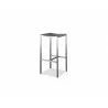 Whiteline Modern Living Stone Backless Outdoor Barstool - Set of 4 - Whiteline Modern Living Stone Backless Outdoor Barstool - Set of 4