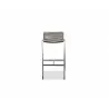 Whiteline Modern Living Stone Outdoor Barstool - Set of 4 - Whiteline Modern Living Stone Outdoor Barstool - Set of 4