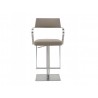 Whiteline Modern Living Zuri Barstool - Taupe - Front