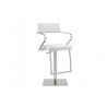 Whiteline Modern Living Zuri Barstool - White - Perspective