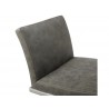 Whiteline Modern Living Clay Barstool - Grey - Seat & Backrest