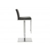 Whiteline Modern Living Clay Barstool - Grey - Side