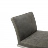 Clay Barstool in Gray- closer view 3
