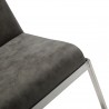 Clay Barstool in Gray- closer view 1
