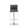 Clay Barstool in Gray- front view 1