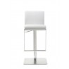 Clay Barstool in White- front view 1