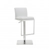 Clay Barstool in White- side view 1