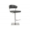 Whiteline Modern Living Maureen Barstool - Dark Grey - Perspective