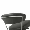 Maureen Barstool in Dark Gray- closer view 2 - Maureen Barstool in Dark Gray- closer view 2