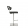 Maureen Barstool in Dark Gray- side view 2