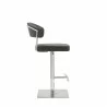 Maureen Barstool in Dark Gray- side view 2 - Maureen Barstool in Dark Gray- side view 2