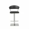 Maureen Barstool in Dark Gray- front view 1 - Maureen Barstool in Dark Gray- front view 1