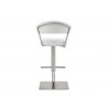 Whiteline Modern Living Maureen Barstool - White - Rear